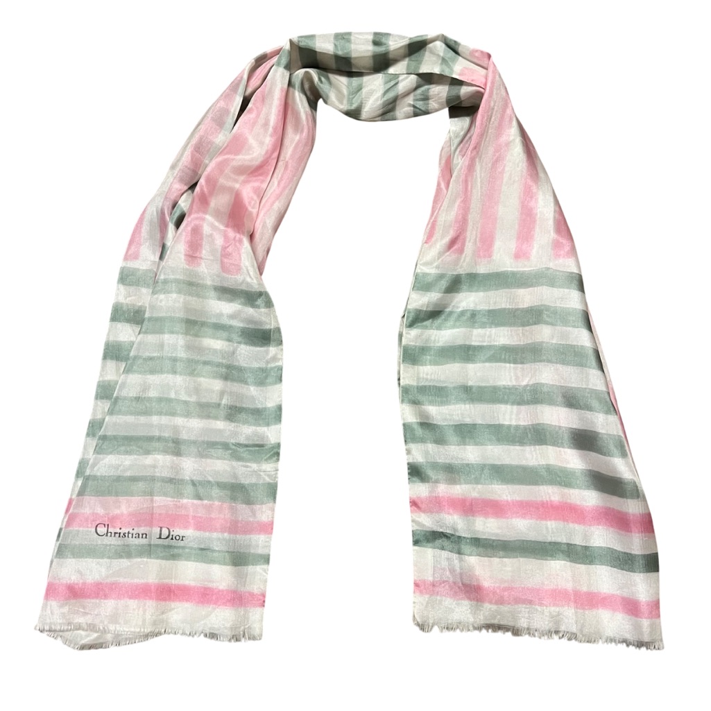 Vintage Christian Dior 100 Silk Scarf